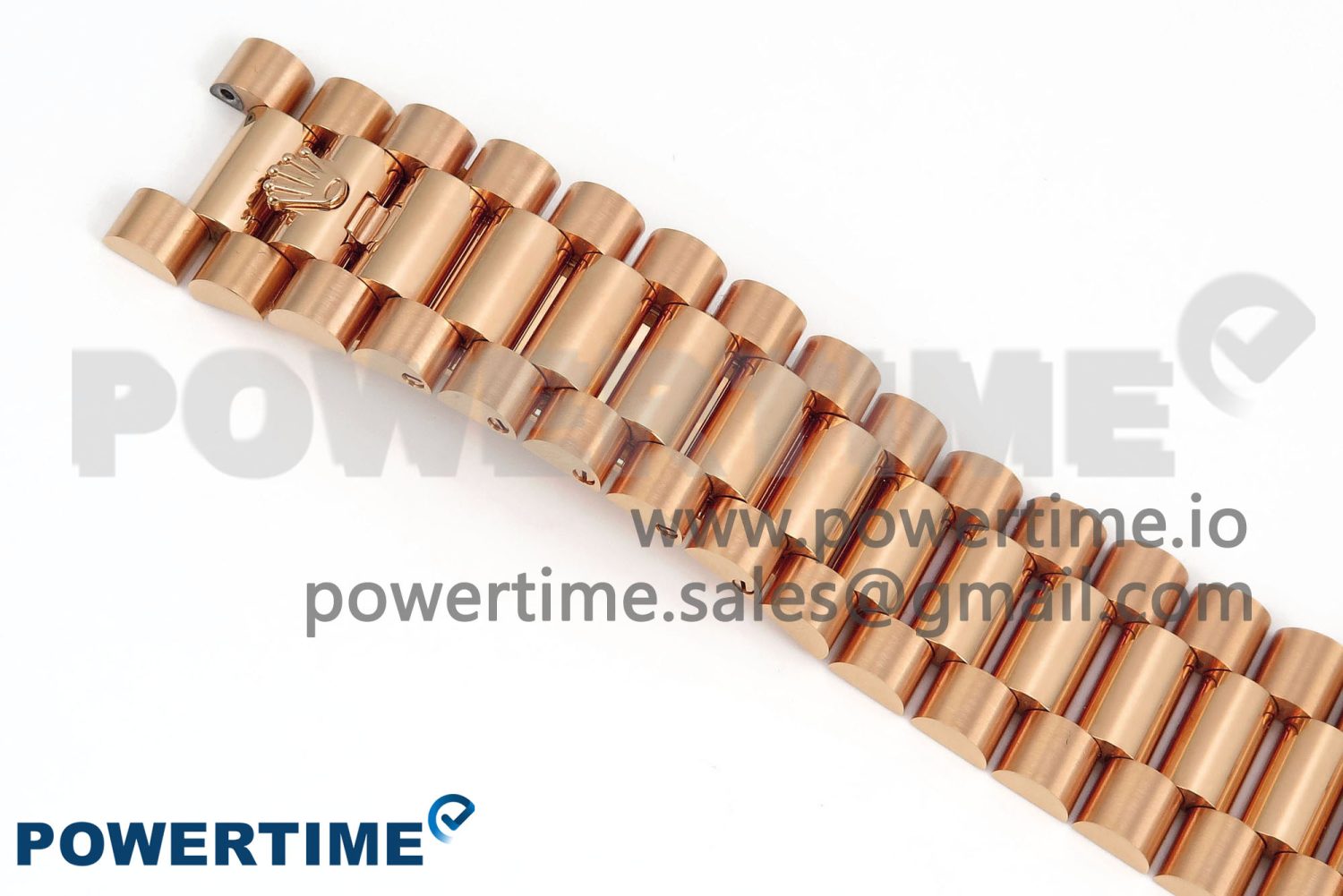 DayDate 40 228238 ARF 904L Steel Brown Crystal Diamonds Bezel on President Bracelet VR3255 - Image 13