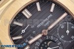 Nautilus 5712 SS PPF 1:1 Best Edition Brown Dial on Brown Leather Strap A240 Super Clone V2 - Image 4