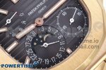 Nautilus 5712 SS PPF 1:1 Best Edition Brown Dial on Brown Leather Strap A240 Super Clone V2 - Image 5