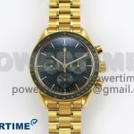 Speedmaster YG RMF Best Edition Green Dial on YG Bracelet Lemania HW