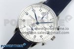 Portuguese Chrono IW3716 Z+F 1:1 Best Edition White Dial on Blue Rubber Strap A69355 - Image 2
