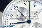 Portuguese Chrono IW3716 Z+F 1:1 Best Edition White Dial on Blue Rubber Strap A69355 - Image 4