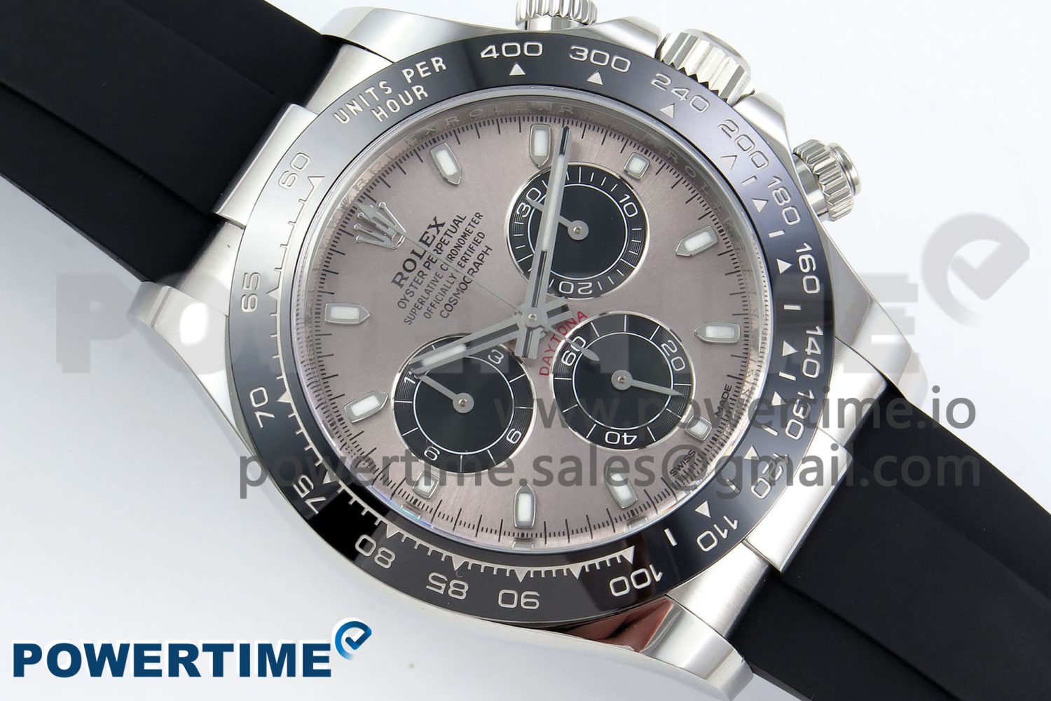 Daytona 116519 Clean 1:1 Best Edition 904L SS Case and Bracelet Gray Dial SA4130 V2 - Image 3