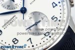 Portuguese Chrono IW3716 Z+F 1:1 Best Edition White Dial on Blue Rubber Strap A69355 - Image 5