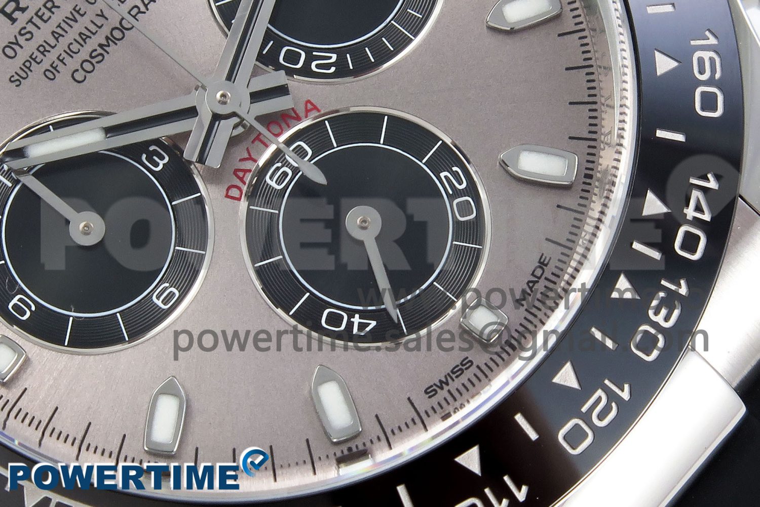 Daytona 116519 Clean 1:1 Best Edition 904L SS Case and Bracelet Gray Dial SA4130 V2 - Image 5