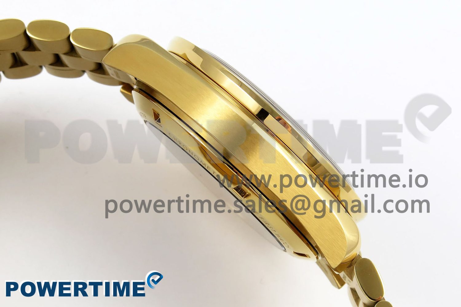 Speedmaster YG RMF Best Edition YG/Black Dial on YG Bracelet Lemania HW - Image 7