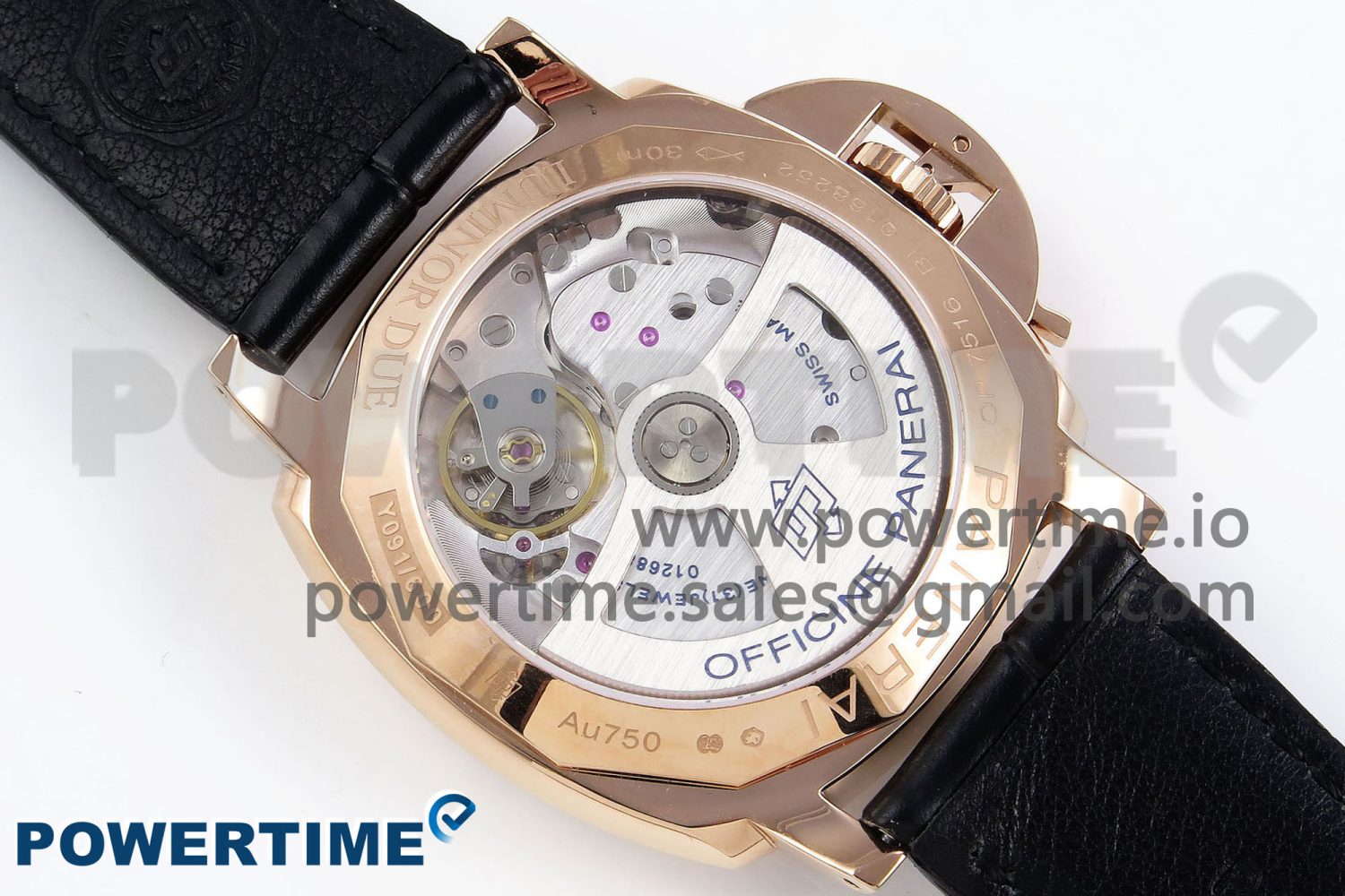 PAM1336 Luminor Due 42mm VSF Best Edition White Dial on Leather Strap P900 Clone - Image 8