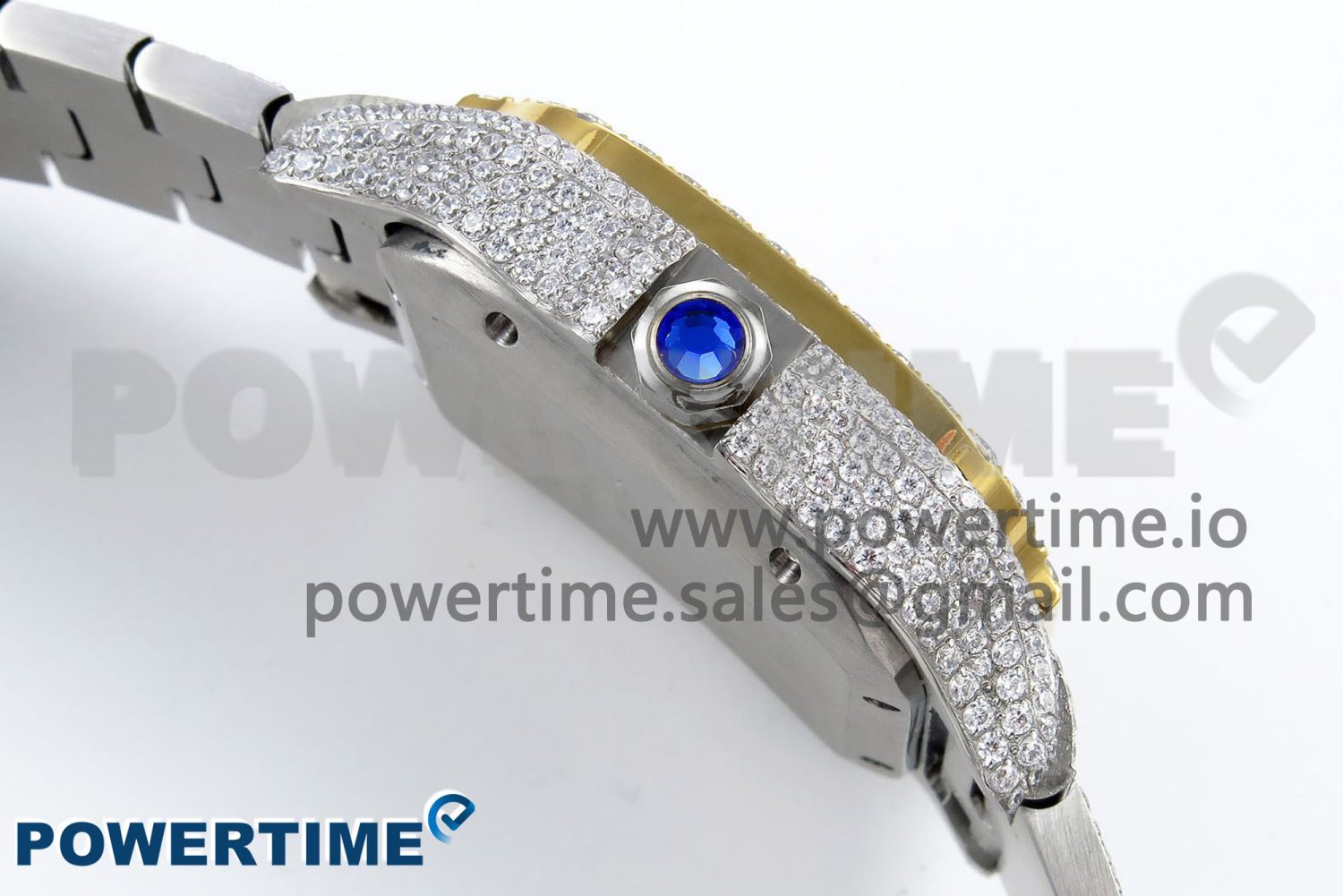 Santos De 40mm TWF 1:1 Best Edition SS Dial 904L SS/YG Case and Bracelet A2824 - Image 6