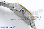 Santos De 40mm TWF 1:1 Best Edition Rainbow Dial 904L SS/YG Case and Bracelet A2824 - Image 6