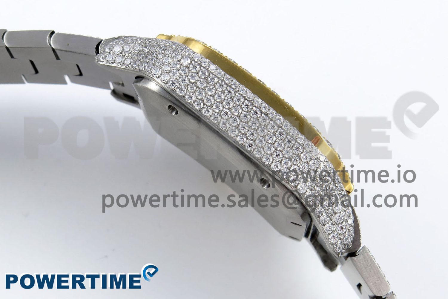 Santos De 40mm TWF 1:1 Best Edition YG Dial 904L SS/YG Case and Bracelet A2824 - Image 7
