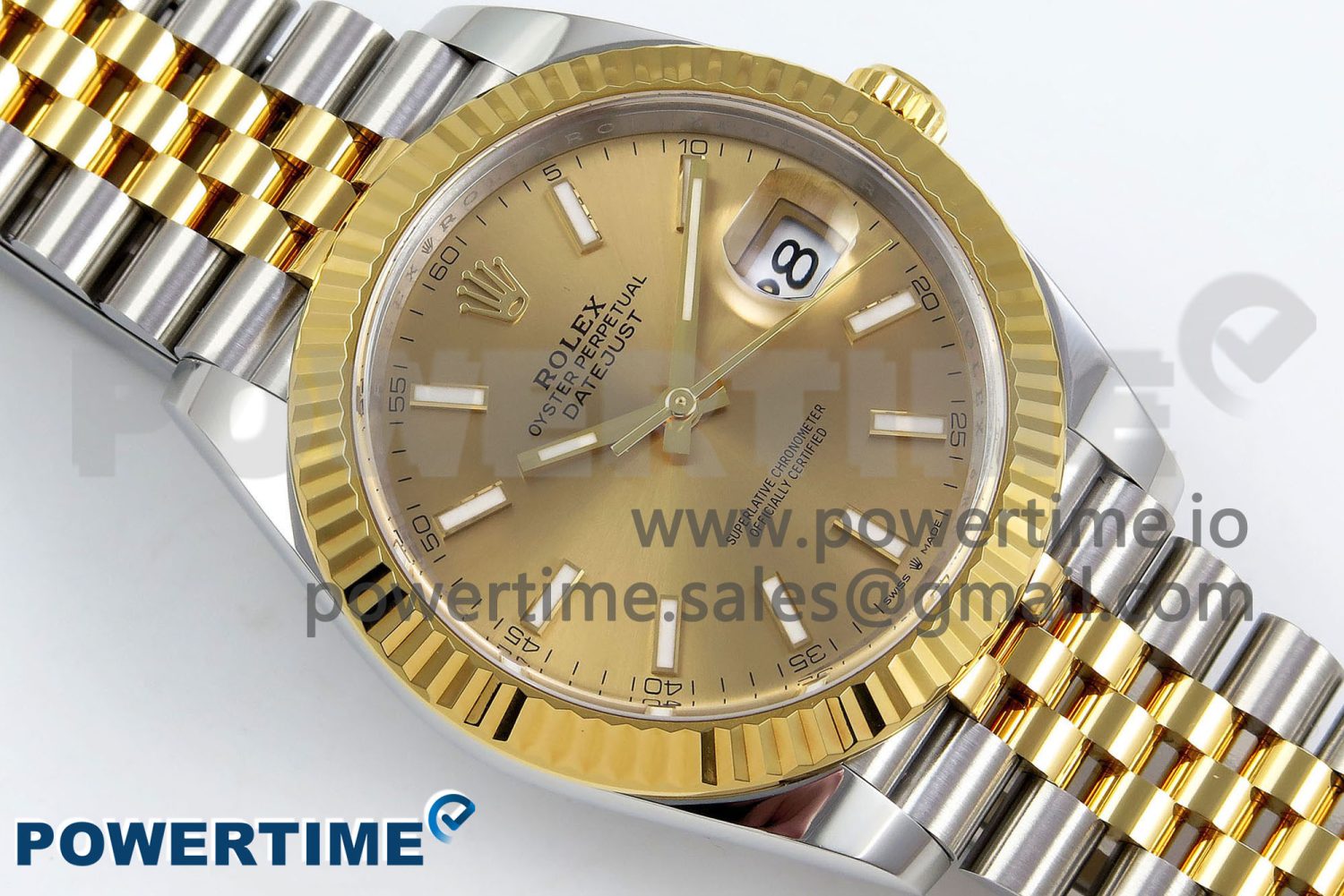 DateJust 41 126333 Clean 1:1 Best Edition 904L Steel YG Stick Dial on SS/YG Jubilee Bracelet VR3235 - Image 3