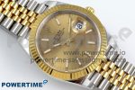 DateJust 41 126333 Clean 1:1 Best Edition 904L Steel YG Stick Dial on SS/YG Jubilee Bracelet VR3235 - Image 3