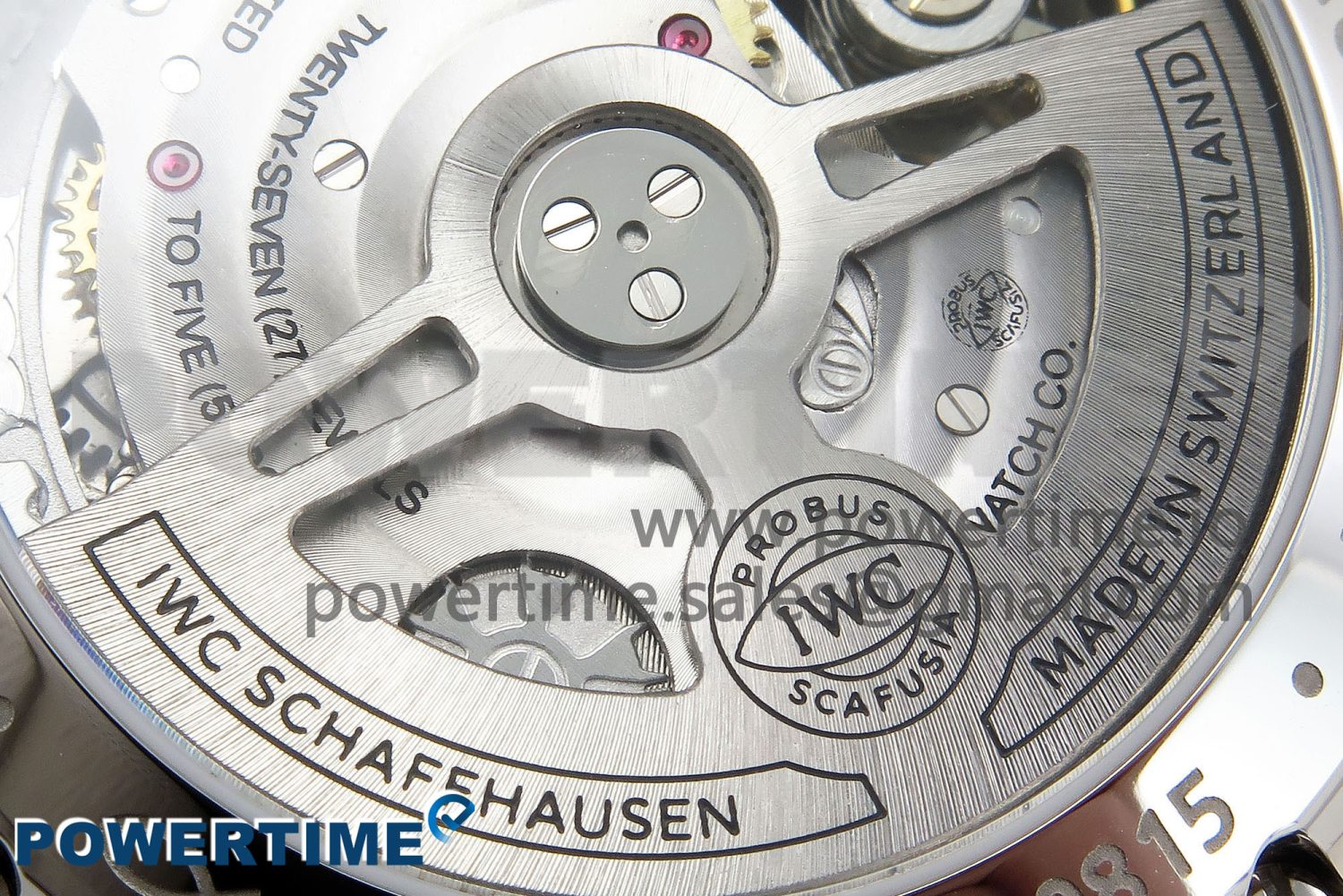 Portuguese Chrono IW3716 Z+F 1:1 Best Edition White Dial on Blue Rubber Strap A69355 - Image 10