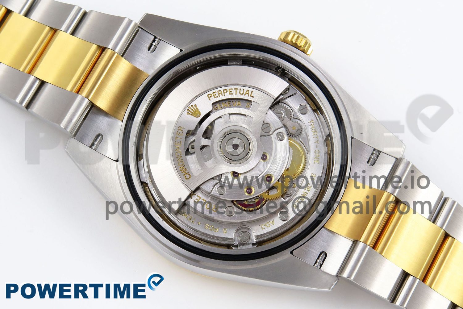 DateJust 41 126333 Clean 1:1 Best Edition 904L Steel Gray Dial Green Roman Marker on SS/YG Oyster Bracelet VR3235 - Image 10