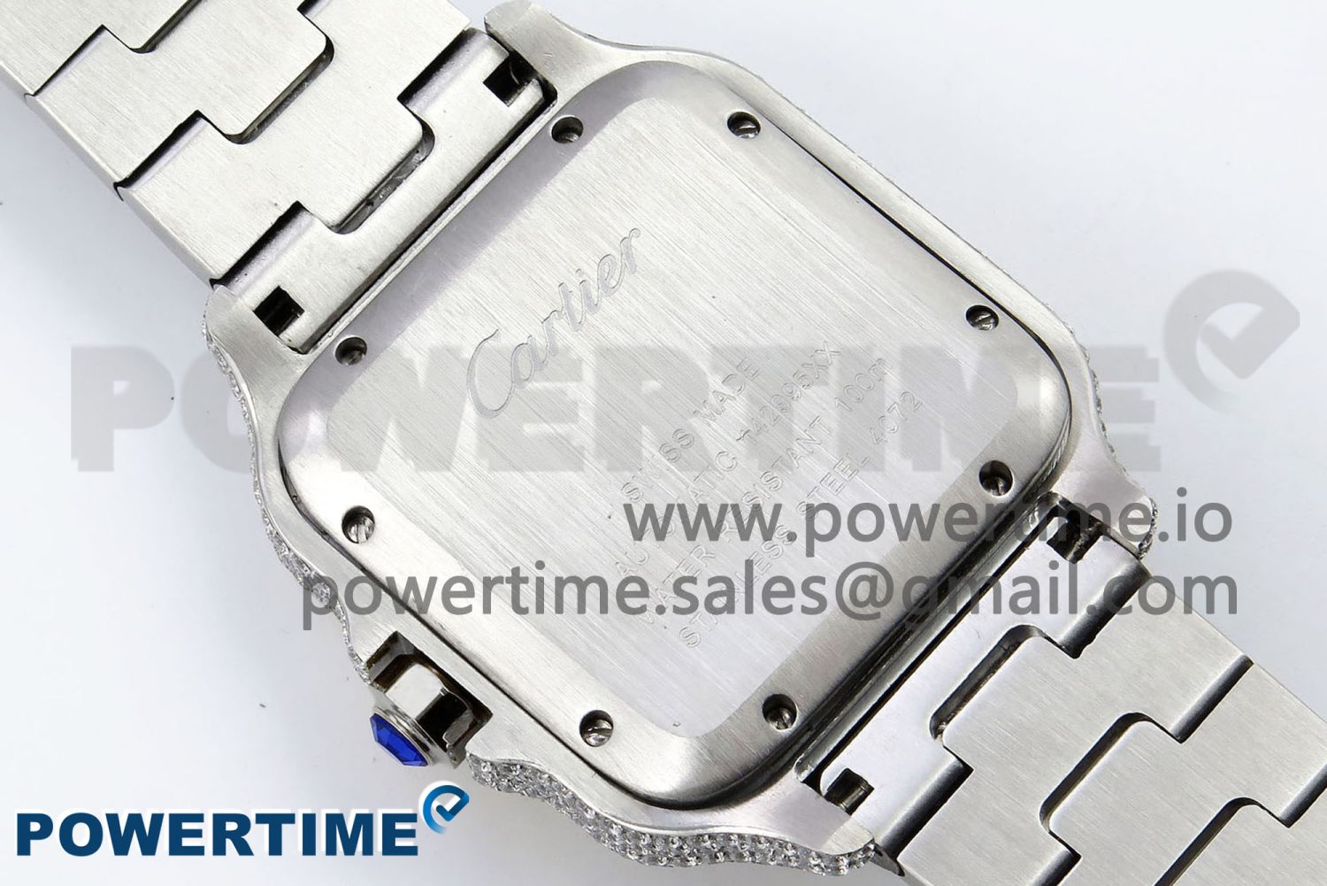 Santos De 40mm TWF 1:1 Best Edition SS Dial 904L SS/YG Case and Bracelet A2824 - Image 8