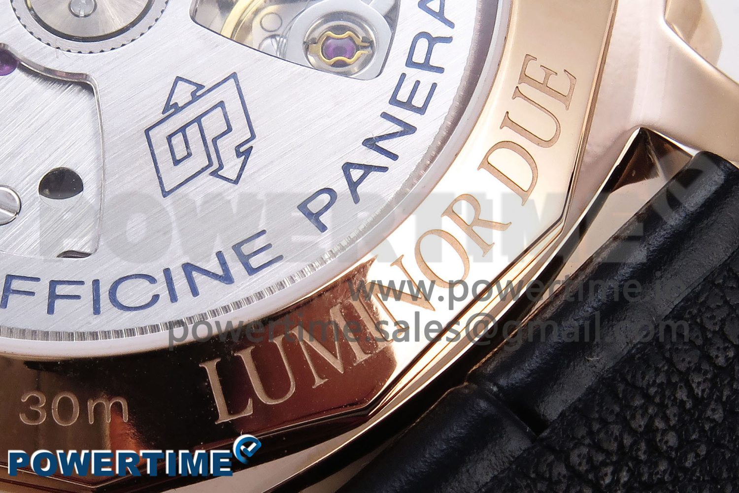 PAM1336 Luminor Due 42mm VSF Best Edition White Dial on Leather Strap P900 Clone - Image 13