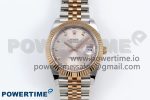 DateJust 41 126331 Clean 1:1 Best Edition 904L Steel RG Diamonds Dial on SS/RG Jubilee Bracelet VR3235