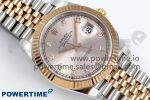 DateJust 41 126331 Clean 1:1 Best Edition 904L Steel RG Diamonds Dial on SS/RG Jubilee Bracelet VR3235 - Image 3