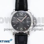 PAM1250 Luminor Due 42mm VSF Best Edition Grey Dial on Leather Strap P900 Clone