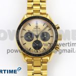 Speedmaster YG RMF Best Edition YG/Black Dial on YG Bracelet Lemania HW