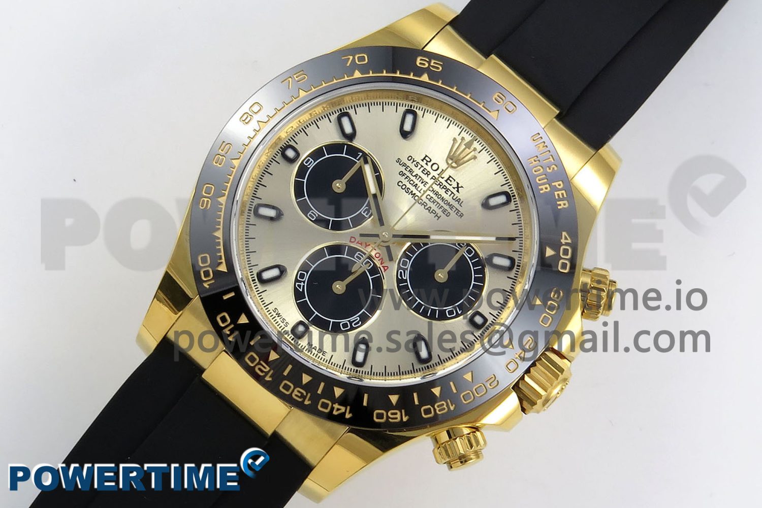 Daytona 116518 APS 1:1 Best Edition 904L SS Case YG Dial on Oysterflex Strap SH4130 (Gain Weight) - Image 2