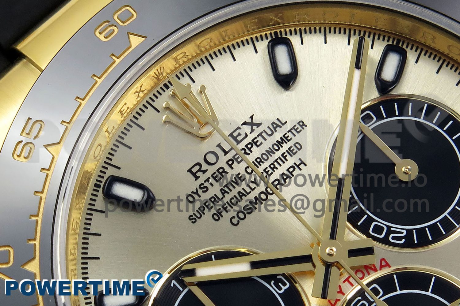 Daytona 116518 APS 1:1 Best Edition 904L SS Case YG Dial on Oysterflex Strap SH4130 (Gain Weight) - Image 4