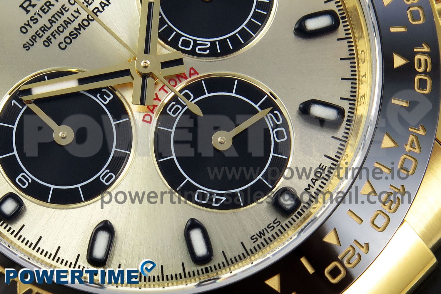 Daytona 116518 APS 1:1 Best Edition 904L SS Case YG Dial on Oysterflex Strap SH4130 (Gain Weight) - Image 5