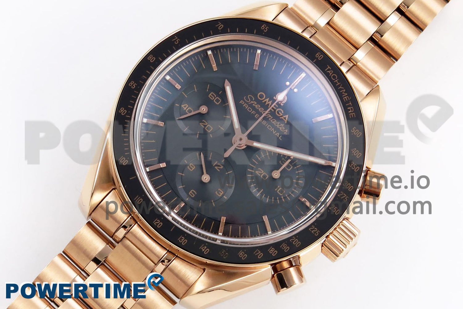 Speedmaster RG RMF Best Edition Black Dial on RG Bracelet Lemania HW - Image 2
