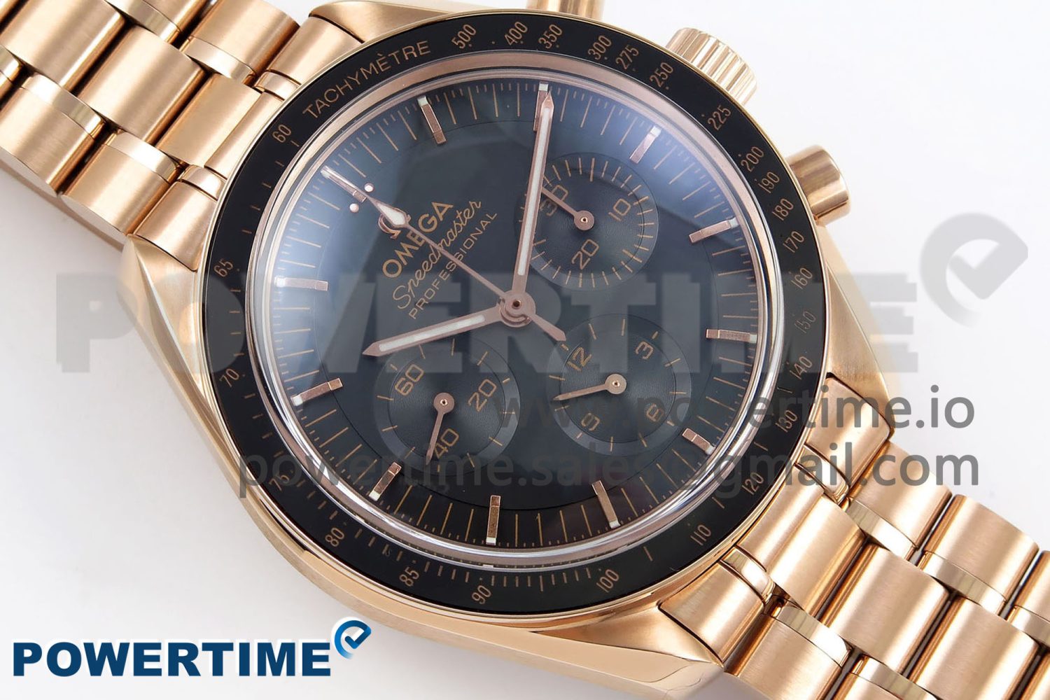 Speedmaster RG RMF Best Edition Black Dial on RG Bracelet Lemania HW - Image 3