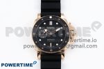 PAM2164 Luminor Submersible 42mm VSF Best Edition Black Dial on Rubber Strap P900 Clone