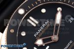 PAM2164 Luminor Submersible 42mm VSF Best Edition Black Dial on Rubber Strap P900 Clone - Image 4