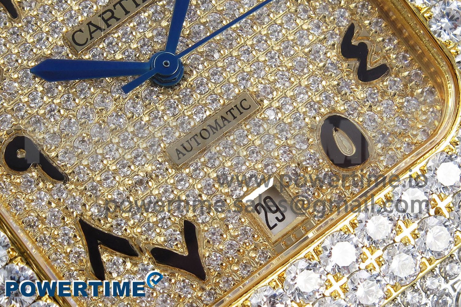 Santos De 40mm TWF 1:1 Best Edition YG Dial 904L SS/YG Case and Bracelet A2824 - Image 5