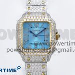 Santos De 40mm TWF 1:1 Best Edition YG Dial 904L SS/YG Case and Bracelet A2824