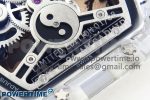 RM57 Transparent Tourbillon RMF Best Edition Gold Dragon Eagle Dial on Transparent Rubber Strap - Image 10