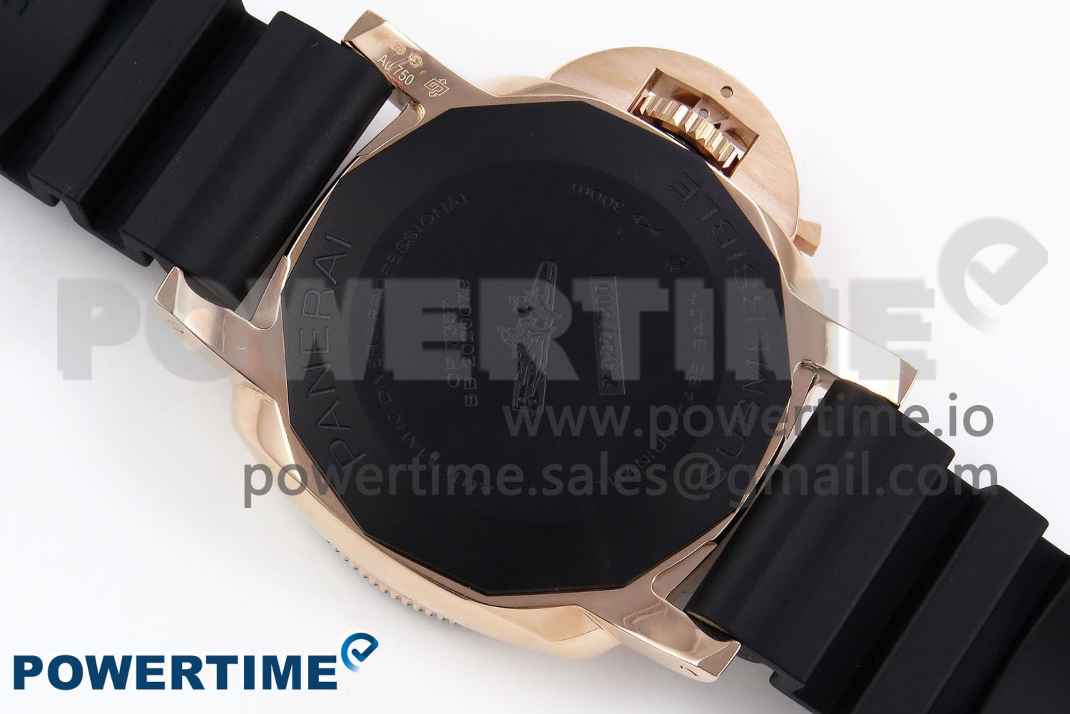 PAM2164 Luminor Submersible 42mm VSF Best Edition Black Dial on Rubber Strap P900 Clone - Image 8