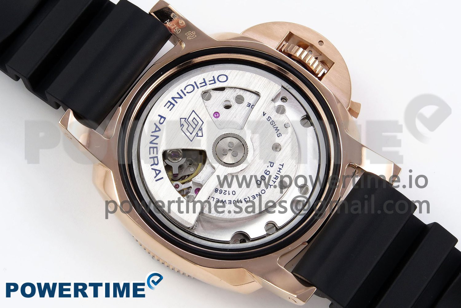 PAM2164 Luminor Submersible 42mm VSF Best Edition Black Dial on Rubber Strap P900 Clone - Image 10