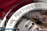 Portuguese Chrono IW3716 Z+F 1:1 Best Edition Red Dial on Red Rubber Strap A69355 - Image 10