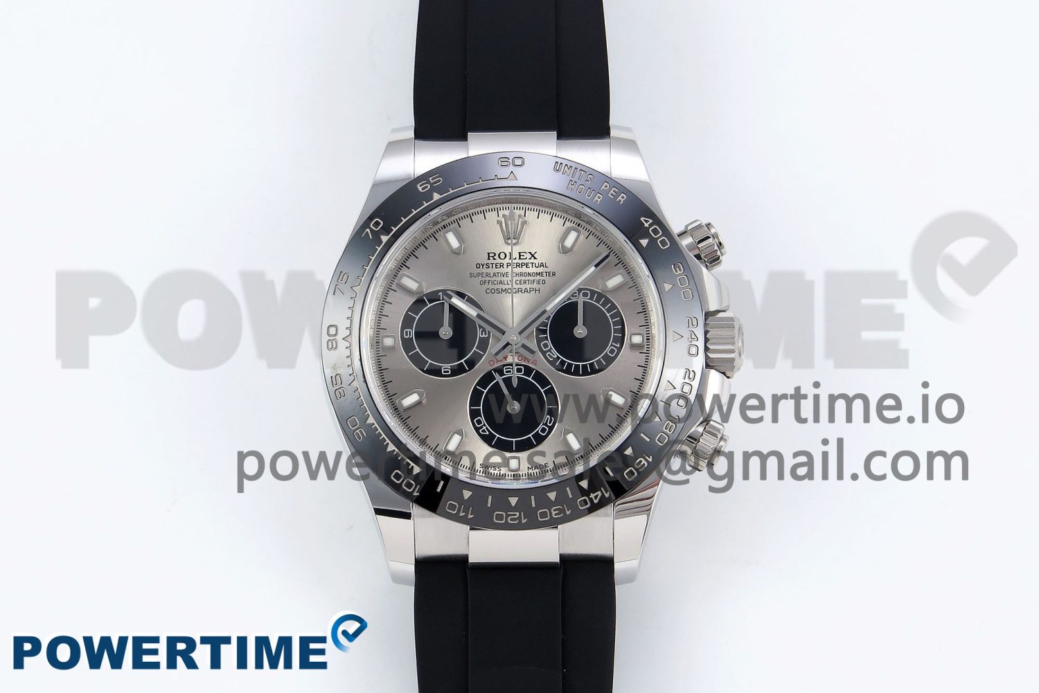 Daytona 116519 APS 1:1 Best Edition 904L SS Case Grey Dial on Oysterflex Strap SH4130 (Gain Weight) - Image 1