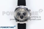 Daytona 116519 APS 1:1 Best Edition 904L SS Case Grey Dial on Oysterflex Strap SH4130 (Gain Weight)