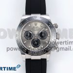 Daytona 116519 APS 1:1 Best Edition 904L SS Case Grey Dial on Oysterflex Strap SH4130 (Gain Weight)