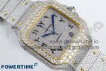 Santos De 40mm TWF 1:1 Best Edition SS Dial 904L SS/YG Case and Bracelet A2824 - Image 3