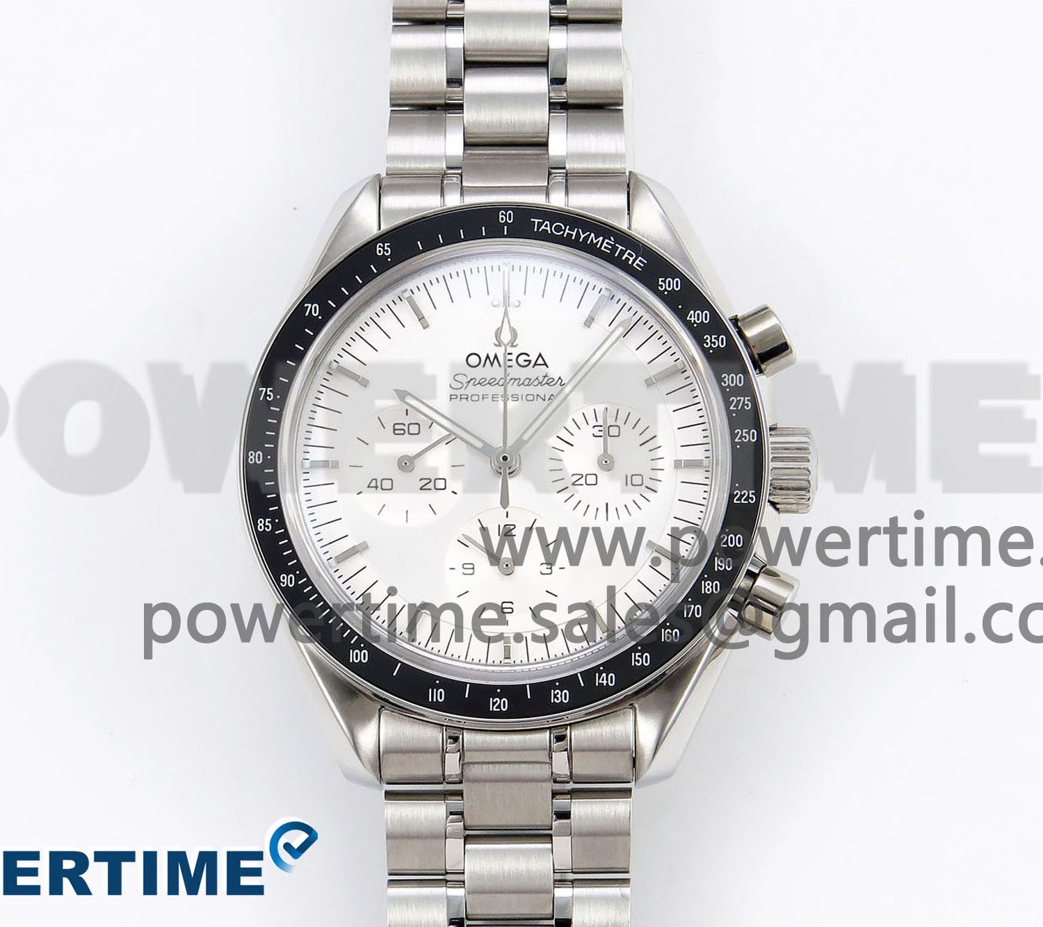 Speedmaster SS RMF Best Edition White Dial on SS Bracelet Lemania HW