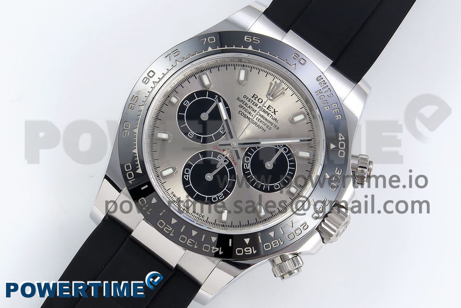 Daytona 116519 APS 1:1 Best Edition 904L SS Case Grey Dial on Oysterflex Strap SH4130 (Gain Weight) - Image 2
