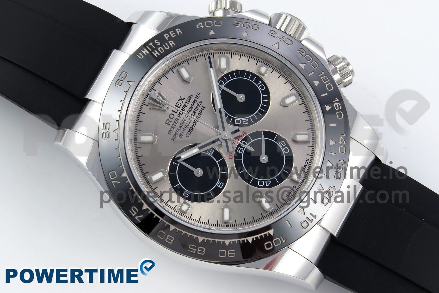 Daytona 116519 APS 1:1 Best Edition 904L SS Case Grey Dial on Oysterflex Strap SH4130 (Gain Weight) - Image 3