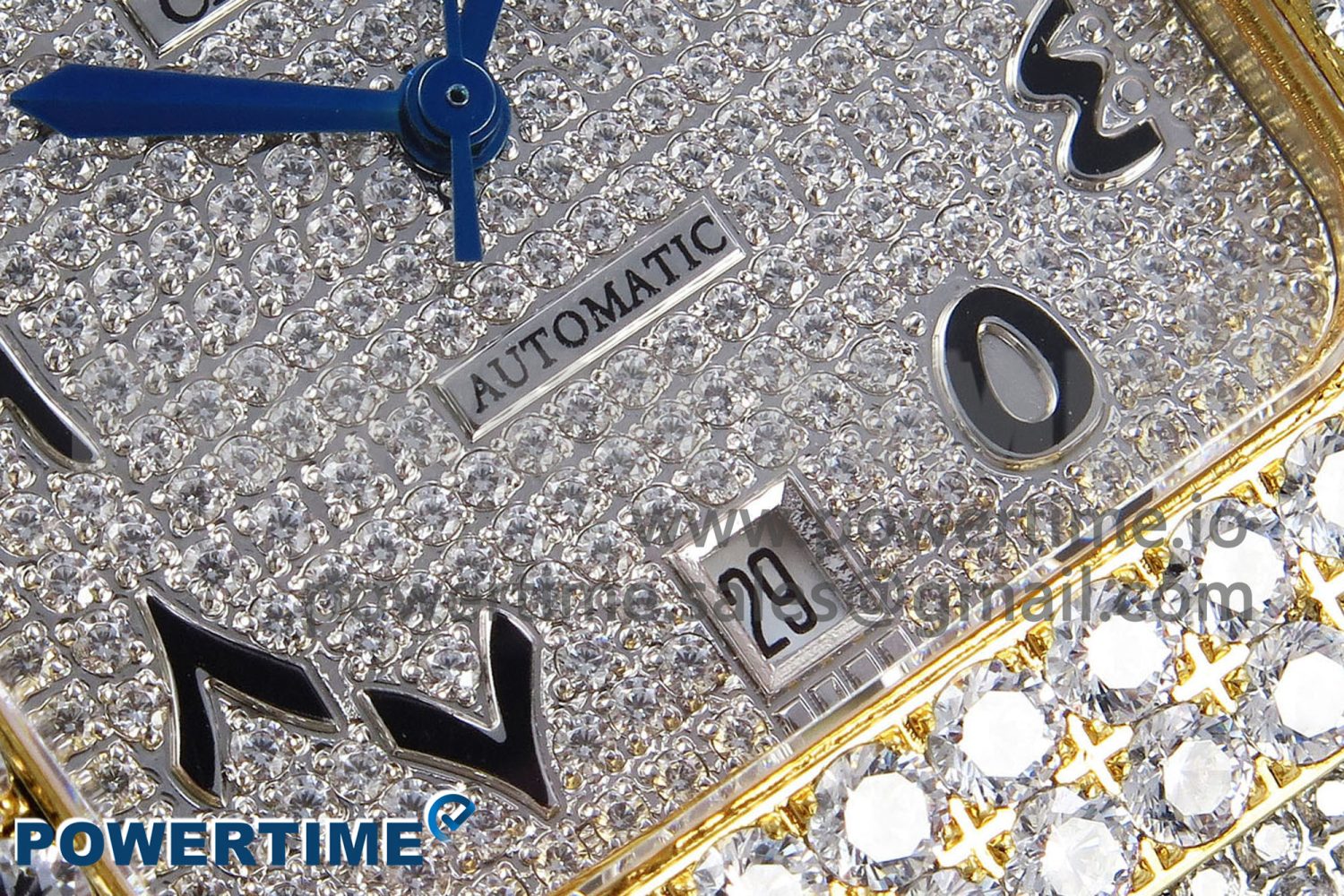 Santos De 40mm TWF 1:1 Best Edition SS Dial 904L SS/YG Case and Bracelet A2824 - Image 5