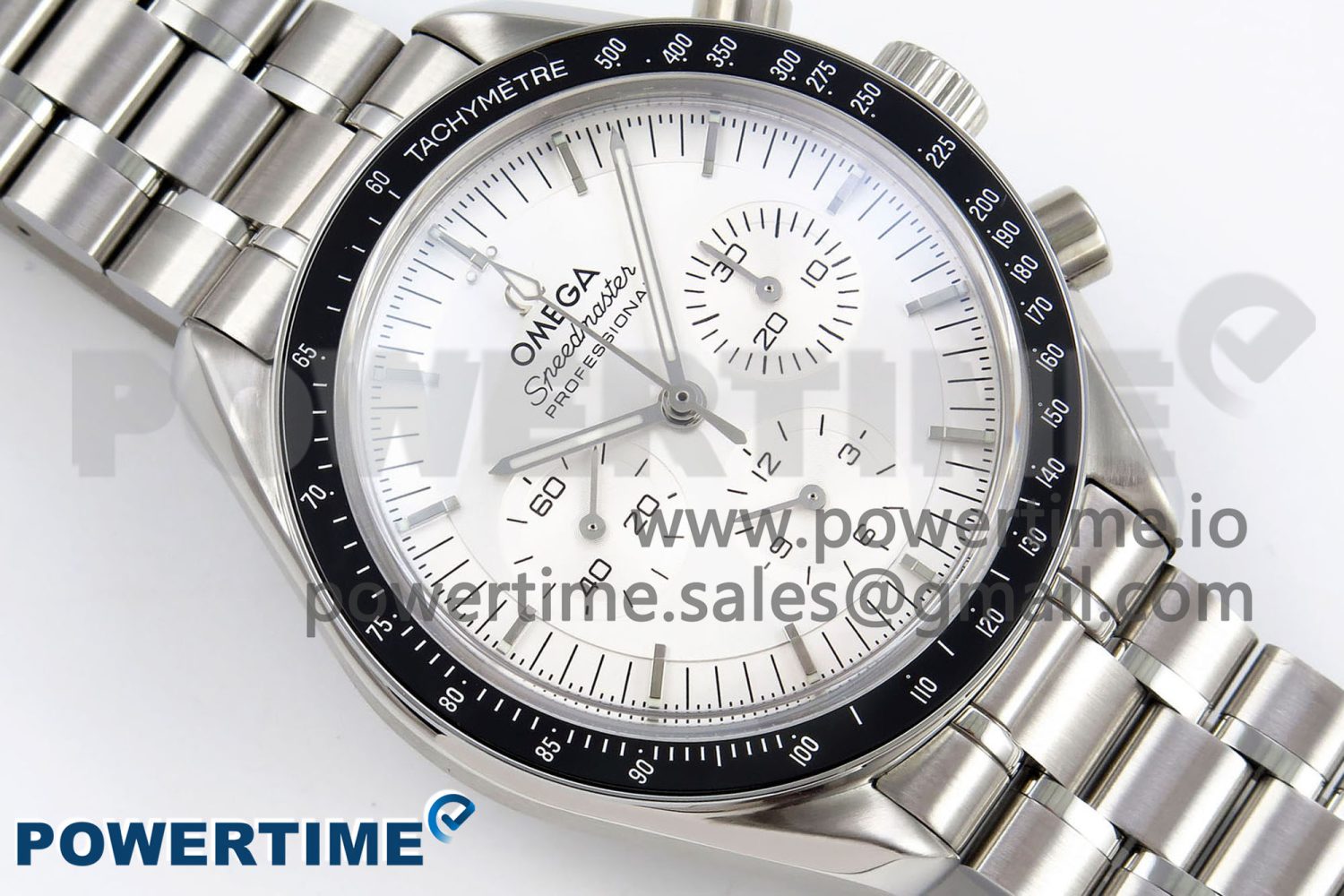 Speedmaster SS RMF Best Edition White Dial on SS Bracelet Lemania HW - Image 3