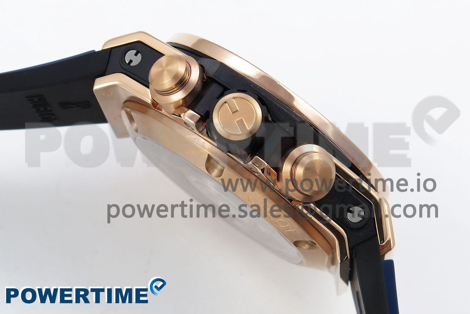 Big Bang Unico 42mm RG BBF 1:1 Best Edition Skeleton Dial on Blue Rubber Strap A1280 V2 - Image 6