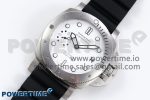 PAM2223 Luminor Submersible 42mm VSF Best Edition White Dial on Rubber Strap P900 Clone - Image 2