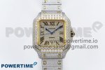 Santos De 40mm TWF 1:1 Best Edition YG Dial 904L SS/YG Case and Bracelet A2824