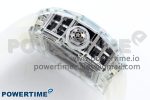 RM57 Transparent Tourbillon RMF Best Edition Silver Dragon Eagle Dial on Transparent Rubber Strap - Image 6